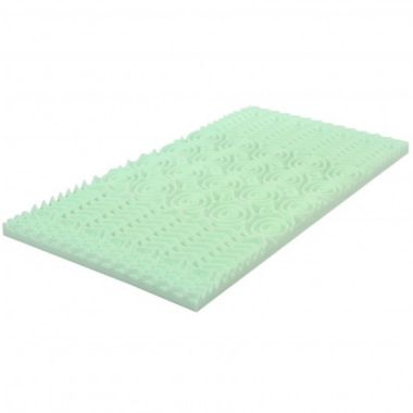 Costway 3 Inch Comfortable Mattress Topper Cooling Air Foam-King Size. View a larger version of this product image.