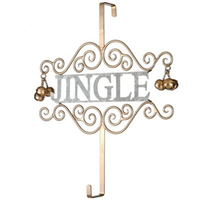 CC Christmas Decor 18" Jingle Swirl Christmas Wreath Hanger