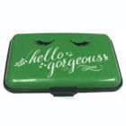 Alternate image 0 for Hello Gorgeous Green RFID Secure Theft Protection Credit Card Armored Wallet New