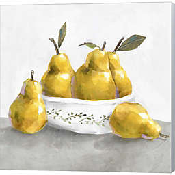 Metaverse Art Pears by Isabelle Z 12-Inch x 12-Inch Canvas Wall Art
