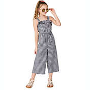 Charter Club Big Girl&#39;s Mommy & Me Gingham Jumpsuit Blue Size Medium