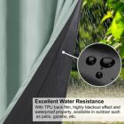 Alternate image 2 for PiccoCasa 100% Blackout Curtains 2 Panels for Bedroom with Black Liner, Double Layer Full Room Darkening and Waterproof Grommet Thermal Insulated Living Room Curtains 52"Wx63"L Light Sage