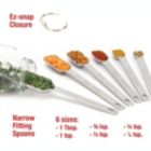 Alternate image 3 for 2lbDepot Measuring Spoons Set of 7 Includes Bonus Leveler, Premium, Rust Proof, Heavy