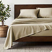 Bare Home Sheet Set - Ultra-Soft Linen Bed Sheets - Deep Pocket - Bedding Sheets & Pillowcases (Natural, King)