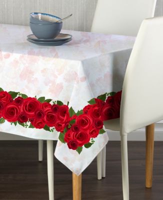 60x 84   60 x 104 60 x 120 Luxury Rectangular Organic CottonTablecloth Black and  White Geometric PatternOblong  Cotton Tablecloth
