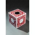 Alternate image 2 for GAURI KOHLI Jodhpur Mother of Pearl Tissue Box Cover - Burgundy
