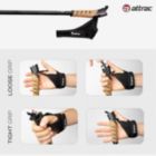 Alternate image 3 for POWRX Wanderstcke Nordic Walking Trekkingstcke Classic Aluminium Stcke Mit Anti-Shock