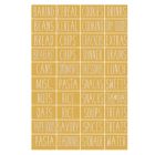 Alternate image 3 for Talented Kitchen Set of 8 Black Clip On Metal Label Holders for Storage Bins, 40 Preprinted White on Clear Pantry Labels for Baskets, Home Organization