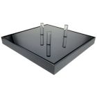 Alternate image 2 for OnDisplay Deluxe UV-Protected Soccer Ball/Volleyball Display Case - Black Base - Luxe Handmade Acrylic Design