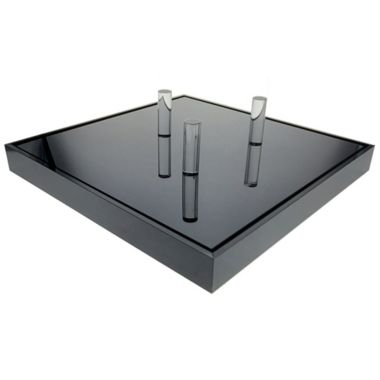 OnDisplay Deluxe UV-Protected Soccer Ball/Volleyball Display Case - Black Base - Luxe Handmade Acrylic Design. View a larger version of this product image.