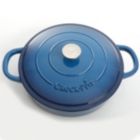 Alternate image 3 for Crock Pot Artisan Enameled 5 Quart Cast Iron Round Braiser Pan with Self Basting Lid in Sapphire Blue