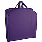 Alternate image 1 for WallyBags 60" Deluxe Travel Garment Bag - Purple