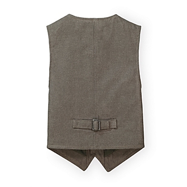 Hope & Henry Boys&#39; Classic Suit Vest (Dark Taupe Herringbone, 2T). View a larger version of this product image.