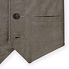 Alternate image 2 for Hope & Henry Boys&#39; Classic Suit Vest (Dark Taupe Herringbone, 2T)