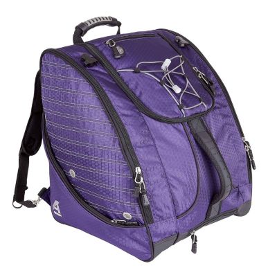 Athalon Everything Ski Boot Bag and Backpack Plus Ski - Snowboard Holds Everything Purple/black