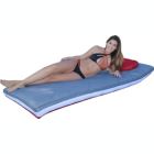 Alternate image 1 for The Pool Supply Shop 72" Aqua Duo Reversable Scarlet and Gray Floating Swimming Pool Mattress