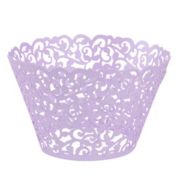Kitcheniva 100pcs Cupcake Wrappers, Light Purple