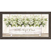 Great Art Now Faith Hope Love Wood Box by Cindy Jacobs 35-Inch x 19-Inch Framed Wall Art