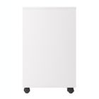 Alternate image 3 for Winsome Wood Contemporary Home Office Halifax 2 Section Mobile Filing Cabinet, White