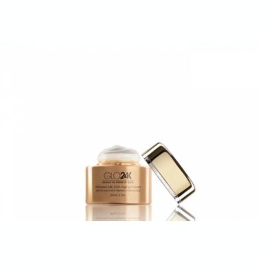 GLO24K Timeless Age-Defying Cream with 24k Gold, Retinol, Peptides, and Vitamins A,C,E Restore and Revive your Skin. View a larger version of this product image.