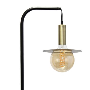 Lalia Home Oslo Floor Lamp, Black. View a larger version of this product image.