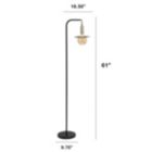 Alternate image 3 for Lalia Home Oslo Floor Lamp, Black