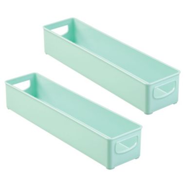 mDesign Kitchen Storage Bin for Breast Milk/Formula, Food, 2 Pack. View a larger version of this product image.