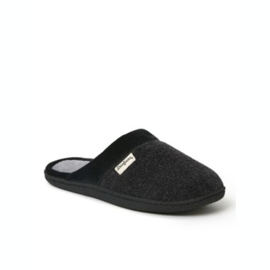 Dearfoams Womens Samantha Chenille Scuff with Quilted Sock. View a larger version of this product image.