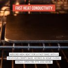 Alternate image 3 for Chef Pomodoro Pizza Steel for Oven or BBQ Grill, Pre-seasoned Baking Steel, High Quality and Durable Carbon Steel, Compatible with Ooni Koda 12, Square, 13 x 13 x ¼ Inches (33.0 x 33.0 x 0.6 cm)