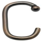 Alternate image 1 for Carnation Home Fashions "C" Shower Curtain Hooks - Oil Rubbed Bronze 3" x 3.25"