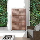 Alternate image 3 for Neutypechic 6.5 ft. H x 4 ft. W Outdoor Laser Cut Metal Privacy Screen, 24"*48"*3 panels
