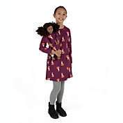 Leveret Girls and Doll Cotton Dress Fox