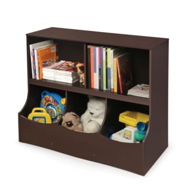 Badger Basket Co. Kids Multi-Bin Storage Cubby - Espresso. View a larger version of this product image.