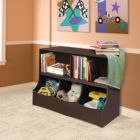 Alternate image 3 for Badger Basket Co. Kids Multi-Bin Storage Cubby - Espresso