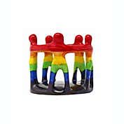 Global Crafts Rainbow Circle of Friends Painted Sculpture
