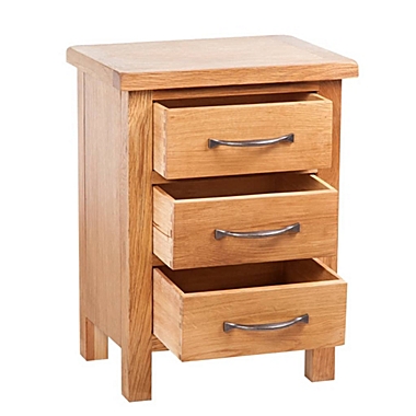 vidaXL Nightstands 2 pcs 15.8"x11.8"x21.3" Solid Oak Wood. View a larger version of this product image.