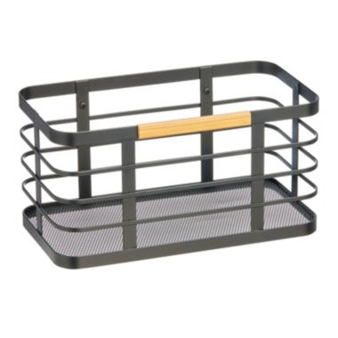 mDesign Metal Wire Wall Mount Kitchen Storage Bin Basket. View a larger version of this product image.