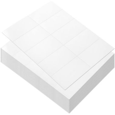 Best Paper Greetings Index Note Cards for Studying, Blank Flashcard Sheets  (100 Perforated Paper Sheets, 1000 Printable Business Cards) | Bed Bath &  Beyond