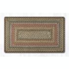 Alternate image 0 for Earth Rugs RC-51 Fir Tonal Oblong Braided Rug 27 Inch X 45 Inch