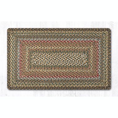 Earth Rugs RC-51 Fir Tonal Oblong Braided Rug 27 Inch X 45 Inch. View a larger version of this product image.