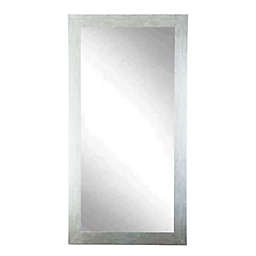 BrandtWorks Home Indoor Decorative Stainless Silver Full Length Floor Mirror - 32