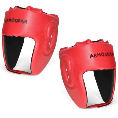 ArmoGear Kids Boxing Gloves with Easy Closure and Adjustable Cushioned Boxing Helmet Ages 8+ (One Size). View a larger version of this product image.