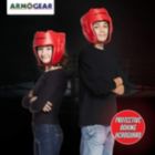 Alternate image 1 for ArmoGear Kids Boxing Gloves with Easy Closure and Adjustable Cushioned Boxing Helmet   Ages 8+ (One Size)