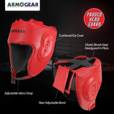 ArmoGear Kids Boxing Gloves with Easy Closure and Adjustable Cushioned Boxing Helmet   Ages 8+ (One Size). View a larger version of this product image.