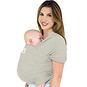 KeaBabies Baby Wraps Carrier, Baby Sling, All in 1 Stretchy Baby Sling Carrier for Infant (Stone Gray)