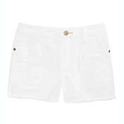 Epic Threads Big Girl&#39;s Frayed Hem Cotton Denim Shorts White Size 16