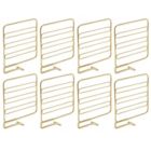 Alternate image 1 for mDesign Versatile Metal Wire Closet Shelf Divider and Separator, 4 Pack