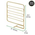 Alternate image 3 for mDesign Versatile Metal Wire Closet Shelf Divider and Separator, 4 Pack