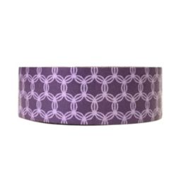 Wrapables Colorful Patterns Washi Masking Tape 1 / Purple Links