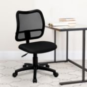 Emma + Oliver Mid-Back Black Mesh Swivel Task Office Chair